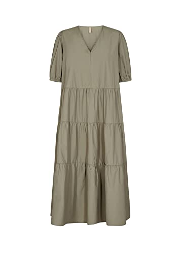 Soyaconcept Women's SC-Netti 43 Damen Kleid Dress, Grün, Medium