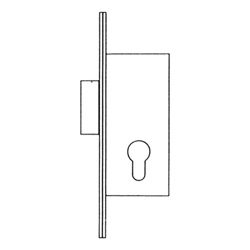 Tesa Assa Abloy Serratura, White (White Zinc), Entrada 13.5 mm - Image 3