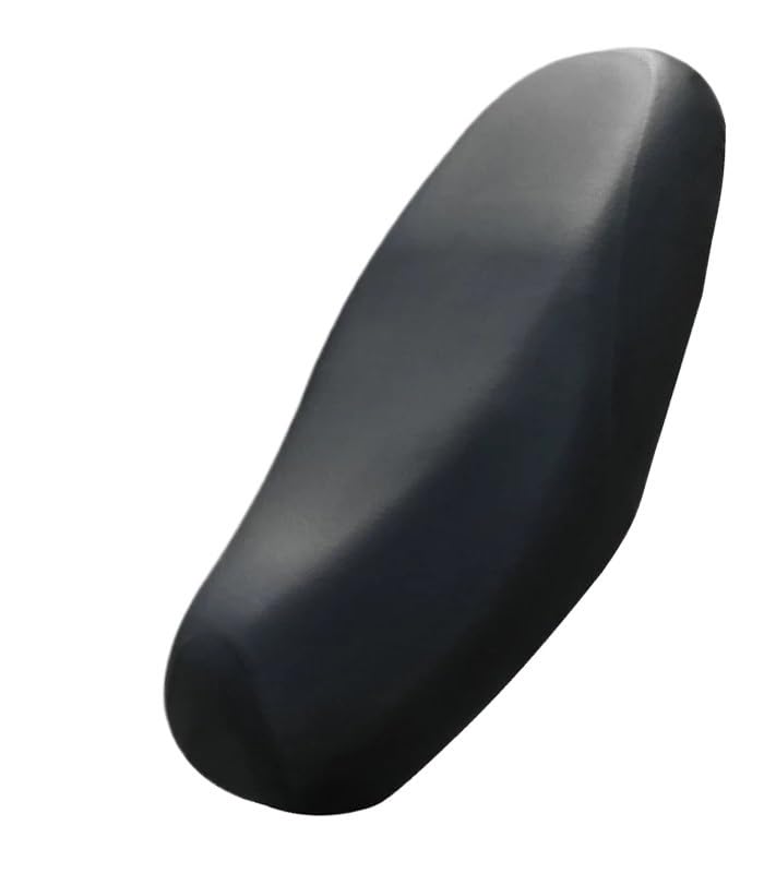 Couvre selle moto imperméable en cuir noir pour scooter et protection de siège