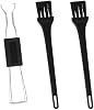 ZUFECY Set de 3 Piezas para Limpieza de Teclado: Extractor de Teclas y Cepillos Dobles para Hogar, Oficina y Espacios Compartidos 2