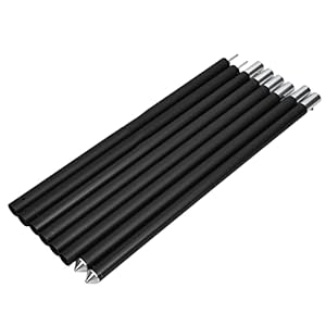 Kamppaal, antislip tentstok met opbergtas voor backpacken