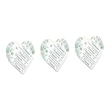 Toddmomy 3piezas Acrílico Corazón Motivacional con Frases Inspiradoras para Decorar Escritorios Plaqueta Decorativa De Acrílico Forma De Corazón para y Celebraciones