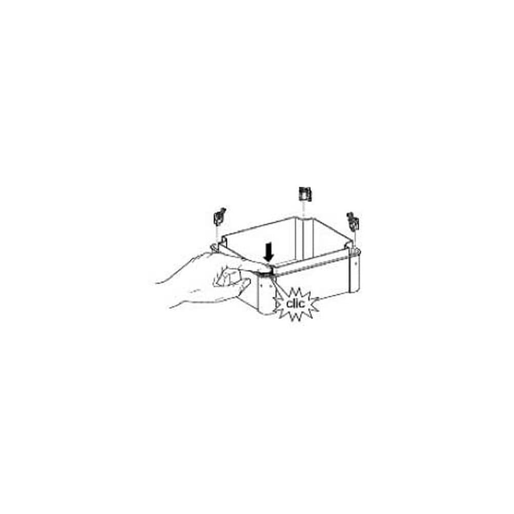 4 tornillos STD caja >116 AL20 vis de fixation pour pièces mécaniques