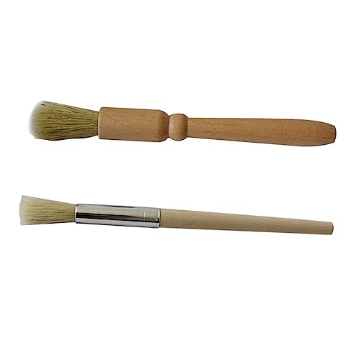 OUNONA 2Pcs Coffee Machine Cleaning Brush Lightweight Bristle Espresso Machine Brushes for Deep Cleaning Comfortable Handle