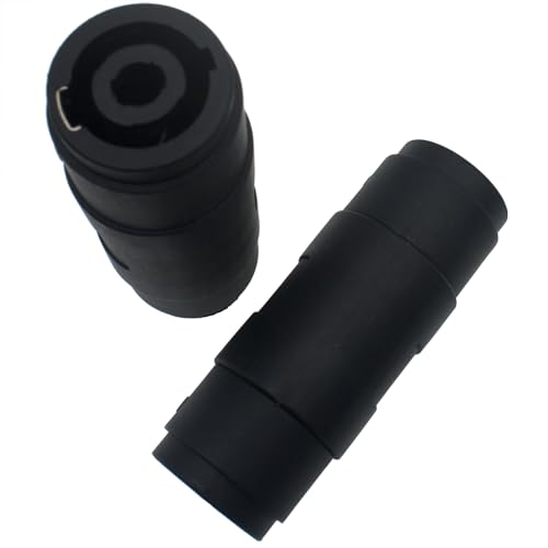 2 conectores Speakon hembra para audio, pack de 2 miniatura 4