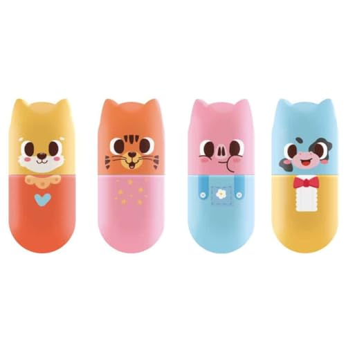 BORRACHA PONTEIRA HOLIC FOFURICES VITAMIGOS - 4 UNID - TRIS