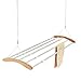 lakeland Extendable Ceiling Airer – Up To 6.7m Indoor Drying Space Beechwood & Aluminium