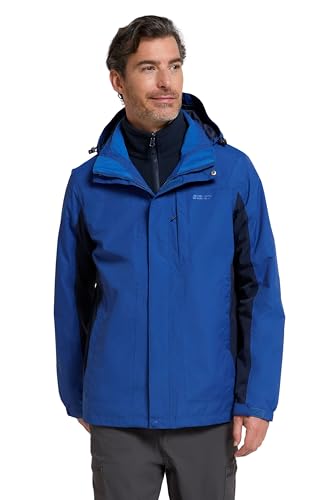 Mountain Warehouse Thunderstorm Wasserfeste 3 in 1 Herren Winterjacke,...