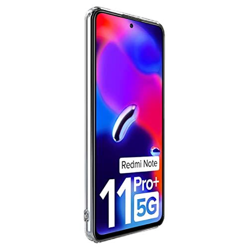 Image of Amazon Brand-Solimo Mobile Cover for Mi Redmi Note 11 Pro Plus 5G (Soft & Shockproof Back Case with inbuilt Cushioned Edges), Transparent