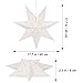 LIOOBO Paper Star Lantern Lamp Shade Hollow out Hanging Lamp Shade Star Hanging Ornament for Wedding Birthday Party Home Decor