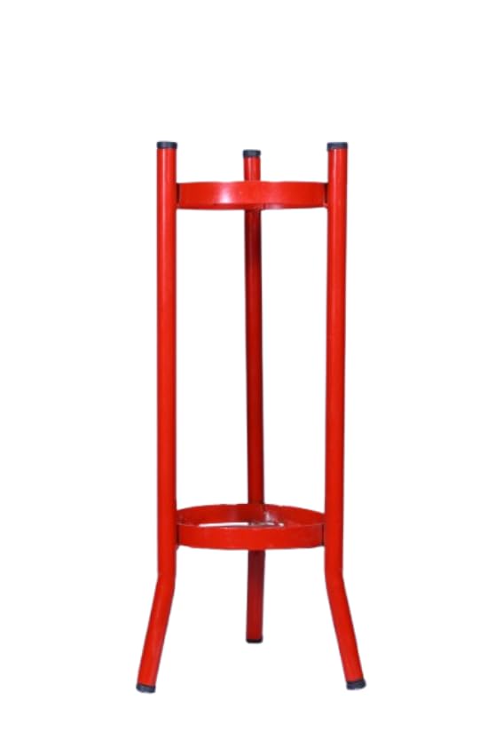 DARIT Fire Extinguisher Stand – Heavy Duty Floor Type (Powder Coated) Fits 4kg & 6kg Cylinders, Sturdy Black Powder Coated Metal Base for Home, Office & Commercial Use (RED)-image-17