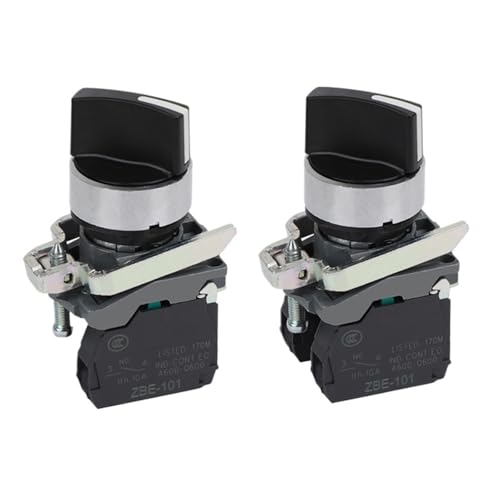 XB4-BD21 XB4-BD33 �W���n���h���m�u�i���j ���{�^���X�C�b�`(3 gear,Self reset,1NO1NC)