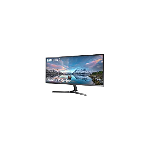 Image of SAMSUNG 34 inch Class Ultrawide Monitor with 21:9 Wide Screen, LED WQHD(3,440 x 1,440) Display, 4ms Response, 75Hz, FreeSync, Display Port, HDMI, with MTC HDMI Cable