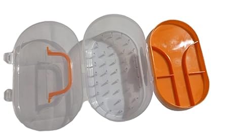 Image of KEPY THE MALL Thread and Needle Box - Big Size 37 spools Empty Thread Box /Tailor Box (Multicolour) (37 REELS Big Size Ovel)