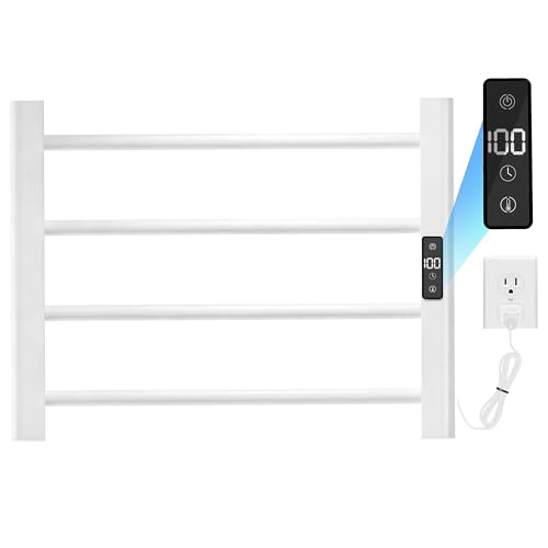 LINKLIFE Heated Towel Warmer Rack for Bathroom, Freestanding & Wall Mounted Towel Warming Rack with...