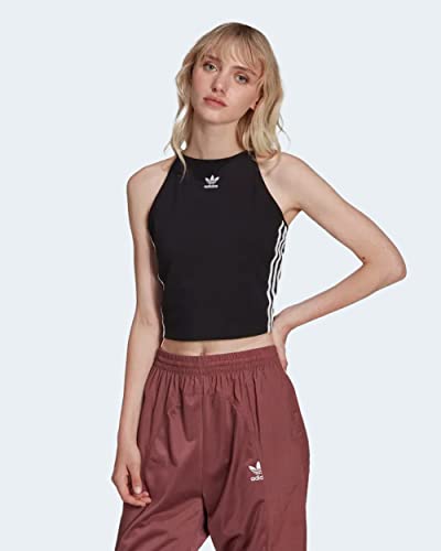 adidas Damen Tank Top Vest, Schwarz, 34 EU