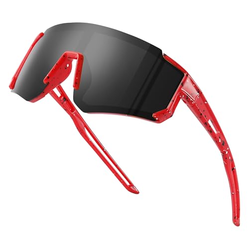 Image of Fanshen Kids Baseball Sunglasses for Boys Girls Ages 3-12, Sports Polarized Youth Baseball Softball Sunglasses UV Protection