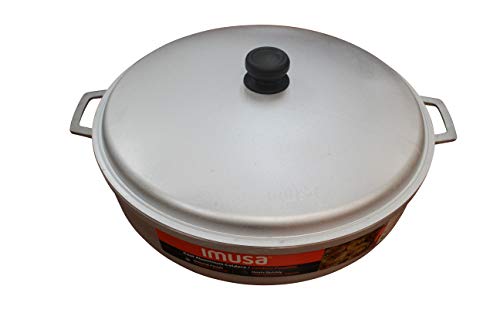 IMUSA USA 17.9Qt JUMBO Traditional Colombian Caldero (Dutch Oven) for Cooking and Serving, Silver, 17.9 Quart 2 Gallery Image