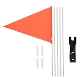 Kit di riparazione per parti di asta portabandiera: materiale in fibra di vetro e lavorazione artigianale, durevole e robusto per lungo tempo, kit di riparazione per asta portabandiera per bicicletta