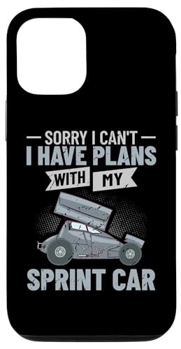 Installazione facile Custodia per iPhone 13 Sprint Car Funny Racing Competition Tornei