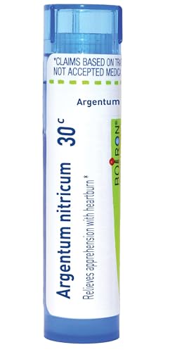 Boiron Argentum Nitricum 30C Homeopathic Medicine for Apprehension & Stage Fright - 80 Pellets