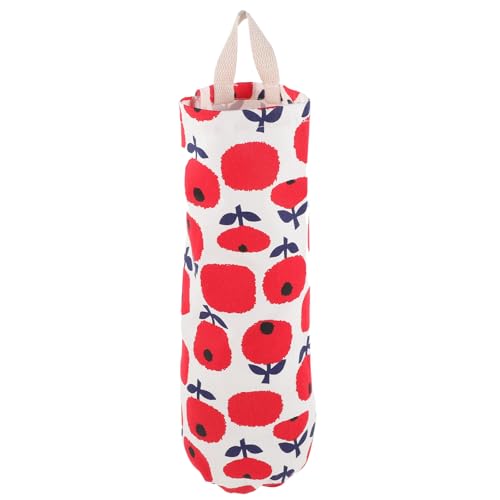 LAPYAPPE Organizador de Bolsas de Basura Reutilizable de Tejido para Cocina Soporte Colgante y Cordón, Accesorio Multifunción para Almacenamiento y Reciclaje