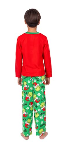 Dr. Seuss The Grinch Who Stole Christmas Boys Girls Kids/Toddler Long Sleeve 2-Piece Pajama Set2