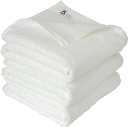 Imabari Towel Certified Natural Bath Towel 3 Sheets...