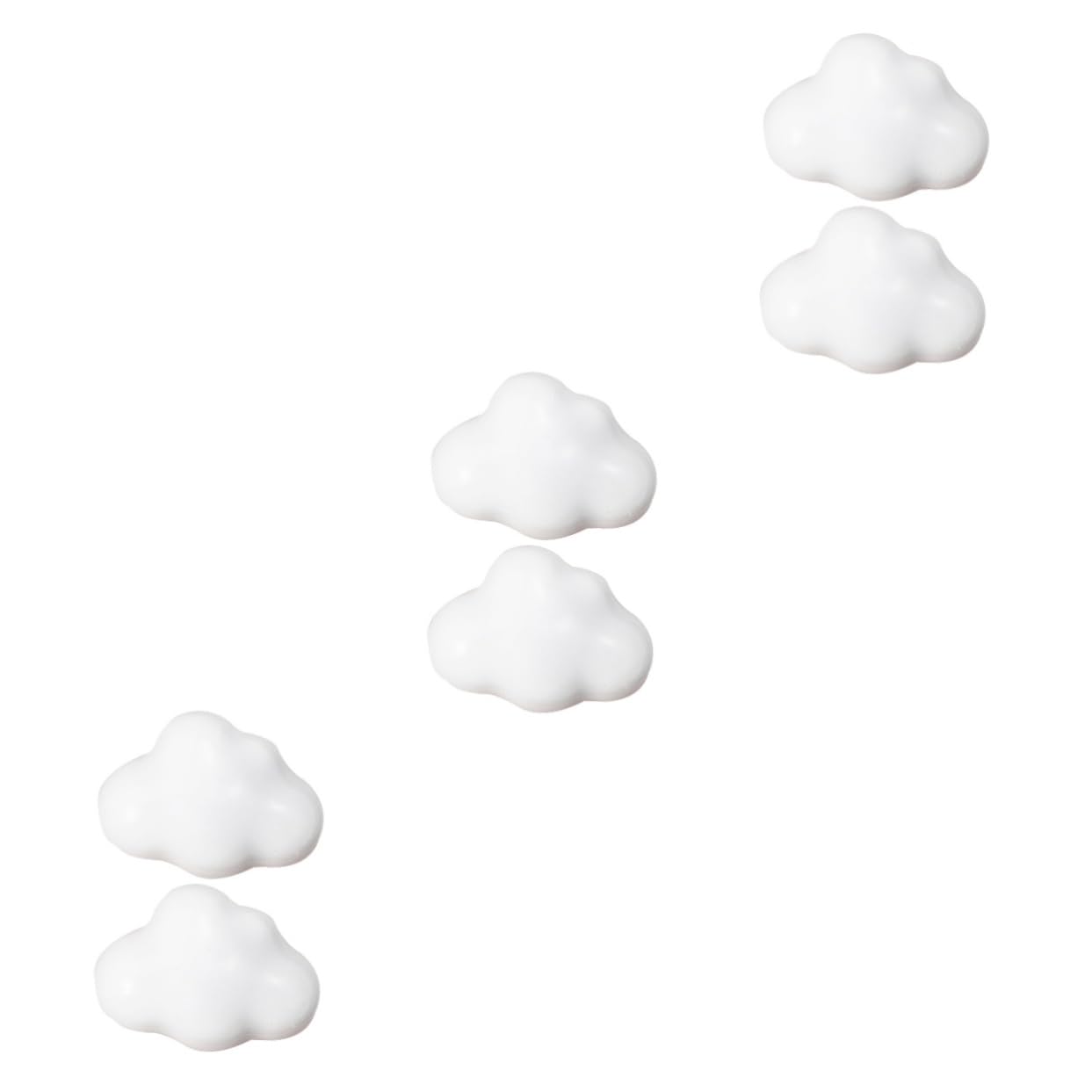 Artibetter 3 Set Eleganti Pomelli Decorativi in ​​ceramica A Forma Di Resistenti Per Casa E Ufficio 2 Pezzi * 3