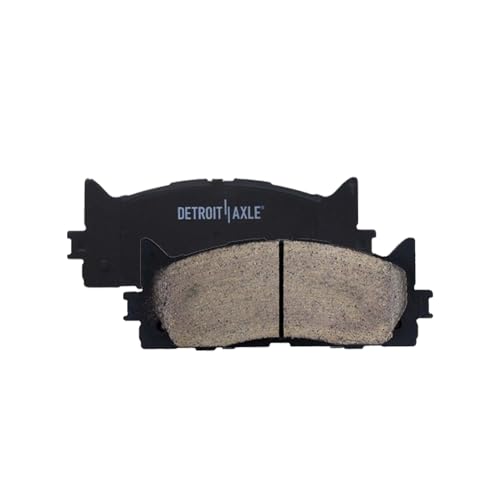 Image of Detroit Axle - Front Brake Pads for 08-18 Toyota Avalon, 07-17 Camry, 07-18 Lexus ES300h ES350, Ceramic Brake Pads w /Hardware 2008 2009 2010 2011 2012 2013 2014 2015 2016 2017 Replacement