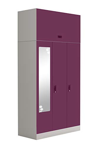 Image of Interio by Godrej Slimline 3-Door Steel Almirah