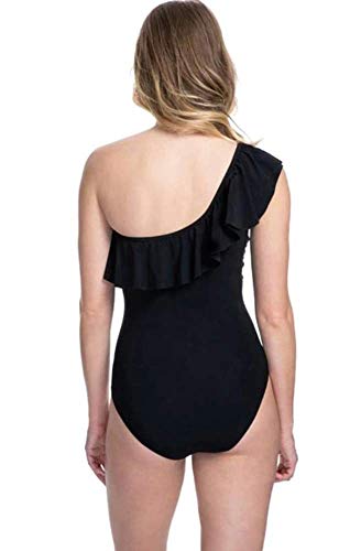 Profile by Gottex Women's Standard Ruffle Shoulder One Piece Swimsuit3