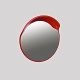 CAZARU Espejo de tráfico de Gran Angular Transparente para Exteriores, Espejo Redondo Convexo para Eliminar Puntos Ciegos y Comprar antirrobo, Espejo de estacionamiento de Seguridad Vial de Hospital