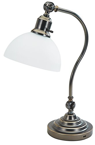 Free Shipping Over $50 V- Light Technology Desk Task Lamp, Satin Black (VS150904SB)