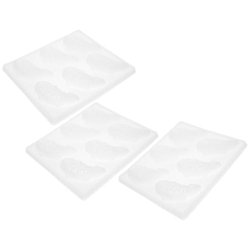 GOOHOCHY Fish-shape Rice Cake Mold 6-cavity Nonstick Chocolate Jelly DIY Mold for Kitchen Baking, Rice Cake Making, Candy and Dessert Supplies, 3 Sets