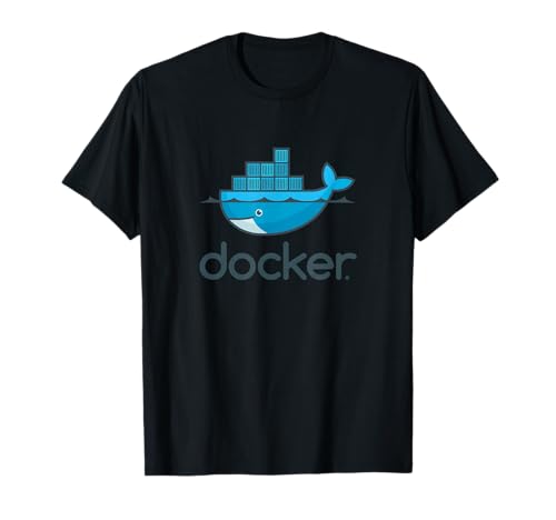 Docker logo container Linux DevOps programming coding T-Shirt