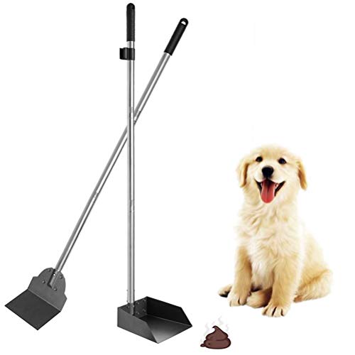 SCENEREAL Pet Poop Tray & Spade Set Dog Cat Waste Removal Scoop