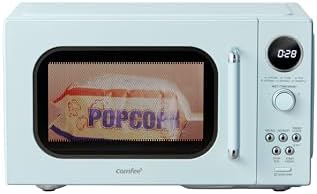 COMFEE' Retro Microwave Oven, Small Microwave with 6 Auto Menus, ...