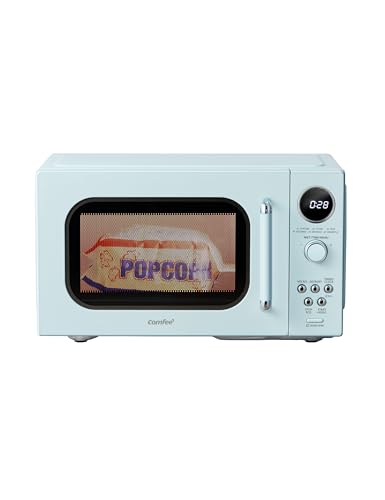 COMFEE Retro Ovens, Small 6 Auto Menus, 0.9 cu.ft Countertop Compact Microwaves...