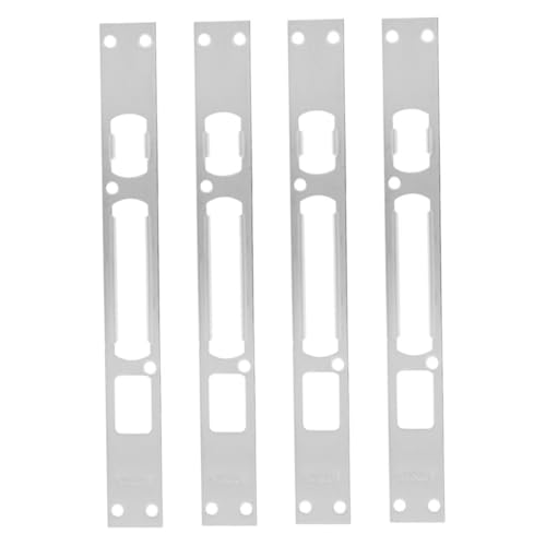 KITANDOVE 4pezzi Piastra Di Rinforzo Per Porta Inossidabile Facile Installazione Sicurezza Aggiuntiva Per Porte Ingresso e Porte Blindate