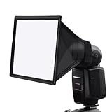 ideastore ストロボ ソフトボックス スタジオ フラッシュ用 汎用 折りたたみ式リフレクター 30x20cm