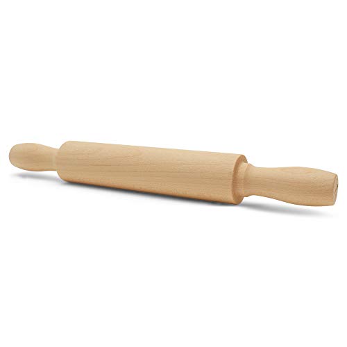 image for Wooden Mini Rolling Pin, 7 Inches Long, Pack of 100, Perfect for Fonda