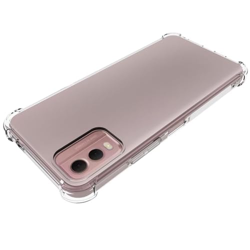 Image of Skyro Nokia C32, [Bumper] Exculsive Transparent with Shockproof Slim Back Cover Case for Nokia C32 - Transparent