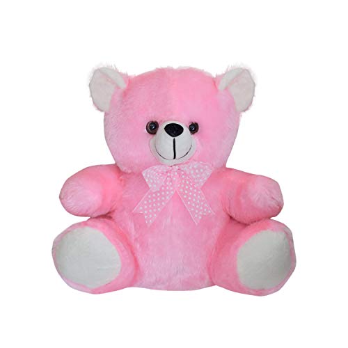 Image of Ultra 10 Inch Small Cute Rinku Teddy Bear Fully Stuffed Soft Plush Toy for Kids in Pinl| Animal Toy Birthday | Anniversary | Christmas | Diwali