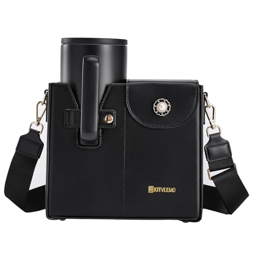 kitylemo Stanley Cup Purse Stanley Purse Cup Holder Bag Water Bottle Holder Bag with Water Bottle Pocket