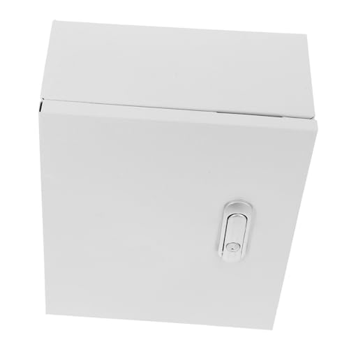 Boîte de jonction étanche en acier blanc avec serrure longue pour circuit haute puissance