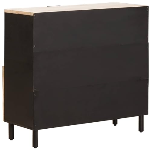 Buffet de Rangement Rectangulaire Moderne Blanc 80 x 33 x 75 cm