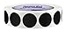 ChromaLabel 1 inch Color-Code Dot Labels | 1,000/Roll (Black)