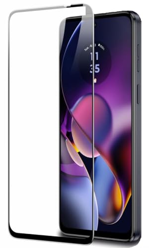 Image of HD Tempered Glass Screen Protector Compatible For Moto G54 5G With Edge To Edge Coverage And Easy Installation Kit