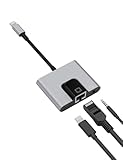 Lightning to RJ45 Ethernet Adapter,Wired Internet Support up to 10/100Mbps,with Lightning Charging Port & 3.5mm Audio Jack,Compatible with iPhone 14/13/12/11/iPad